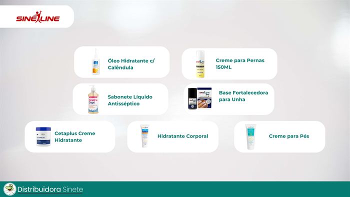 Linha dermatológica de cuidados pessoais e higiene profissional
